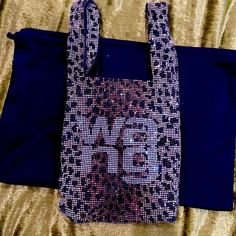Alexander Wang Mini Crystal Leopard Shopper Bag